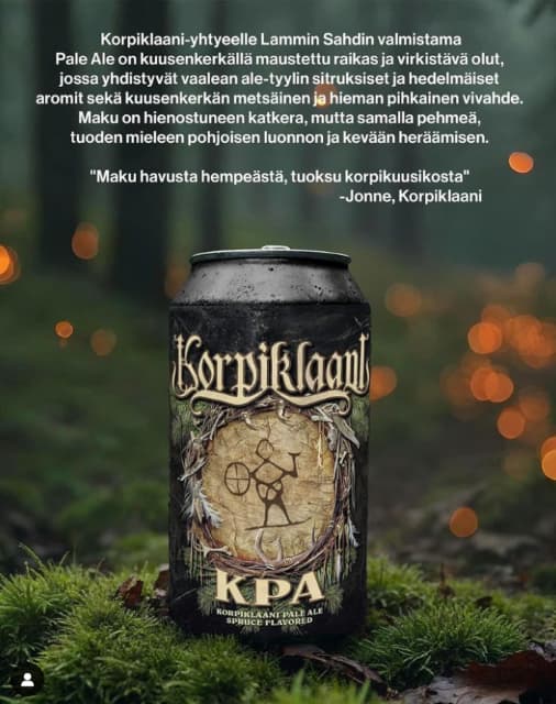 Korpiklaani　限定コラボのビールに「これは絶対に注文しなきゃ ❤️🔥😍」