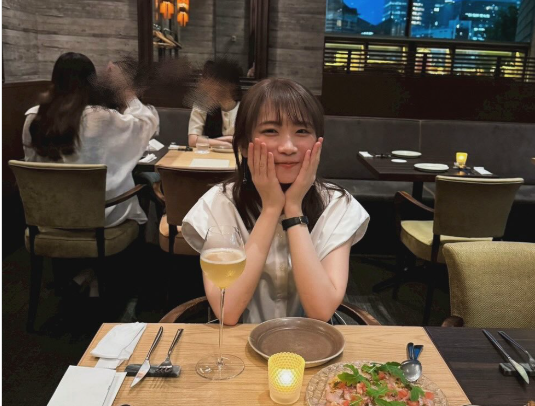 “まなったん”友と大人のもぐもぐタイム