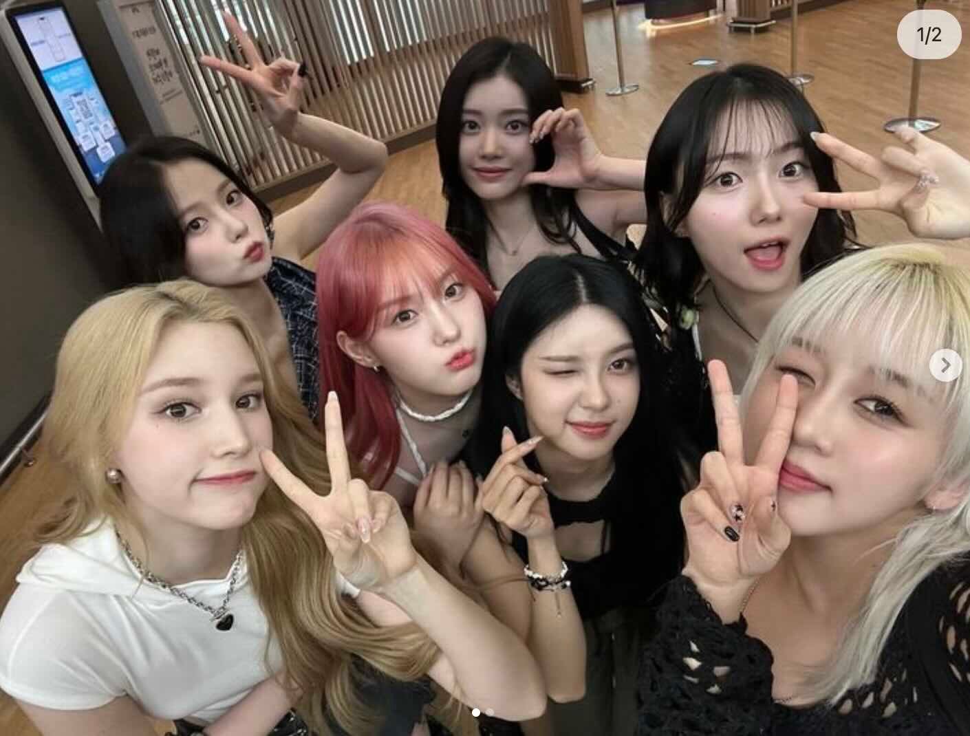 kep1erが7人体制になって初の集合写真を公開！