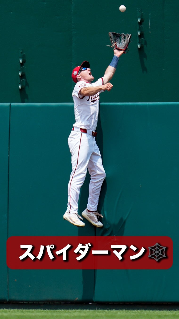 「まさに奇跡！」ヤング、フェンスによじ登りホームラン阻止の神業