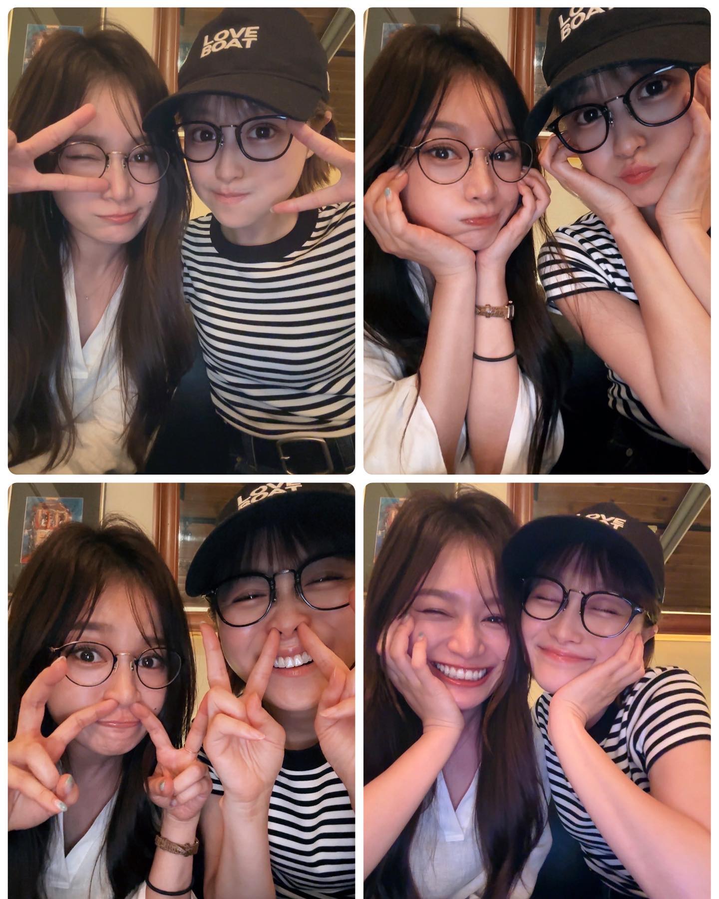 鈴木奈々が大切な人と2Sを披露✨「メガネ姿の2人可愛すぎ💘」