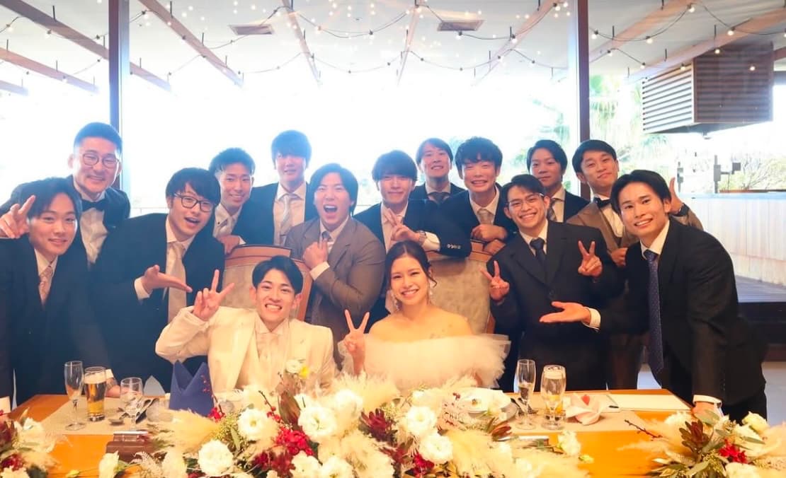 谷川翔、最高の結婚式でした！「写真見て幸せひたひたです〜」とファン反響