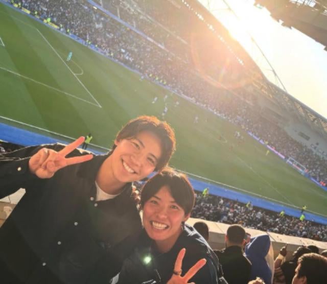 なでしこジャパン・熊谷紗希、ロンドンで再会のひととき「みんなに会えてHAPPY！」