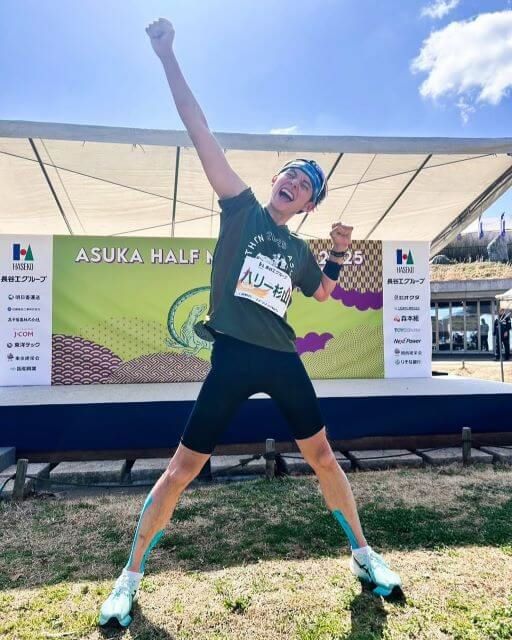 ハリー杉山、飛鳥ハーフのタイムスリップ・マラソンに完全魅了！しかもタイムも素晴らしい！