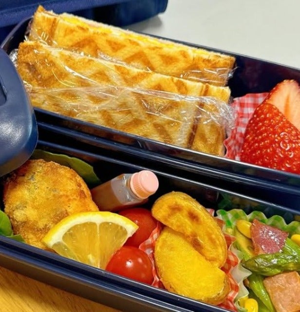 小倉優子が子どもからのリクエストでパンのお弁当を作る！