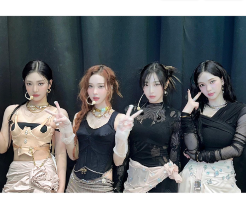 韓国でカムバック中のaespa、まるで2次元のようなビジュアルが話題に🌠