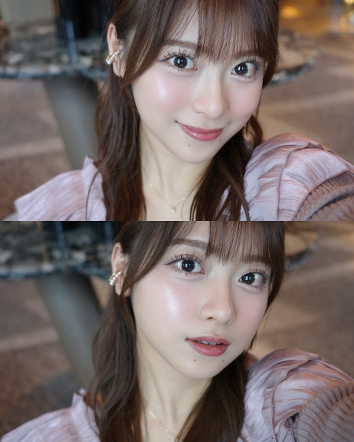 二段構えの可愛さで迫る！まるぴ、美顔ドアップショットでファン魅了！ファンからは「超カワイイ」の声