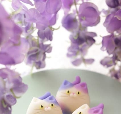 「可愛すぎて、食べづらい」和菓子職人が作る”藤ねこ”に大反響！
