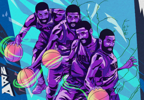 NBA「まさに芸術！」Mavericksが贈る“NBA Handles Week”のビジュアルが話題沸騰！