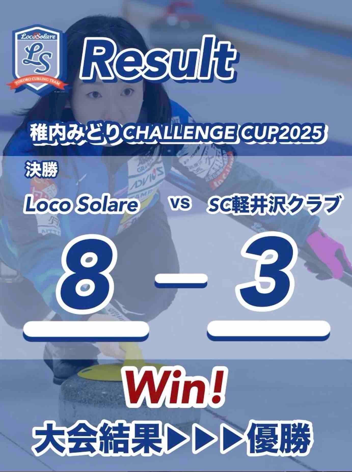 カーリング ロコ・ソラーレが今季初戦で優勝　全勝で圧巻V達成
