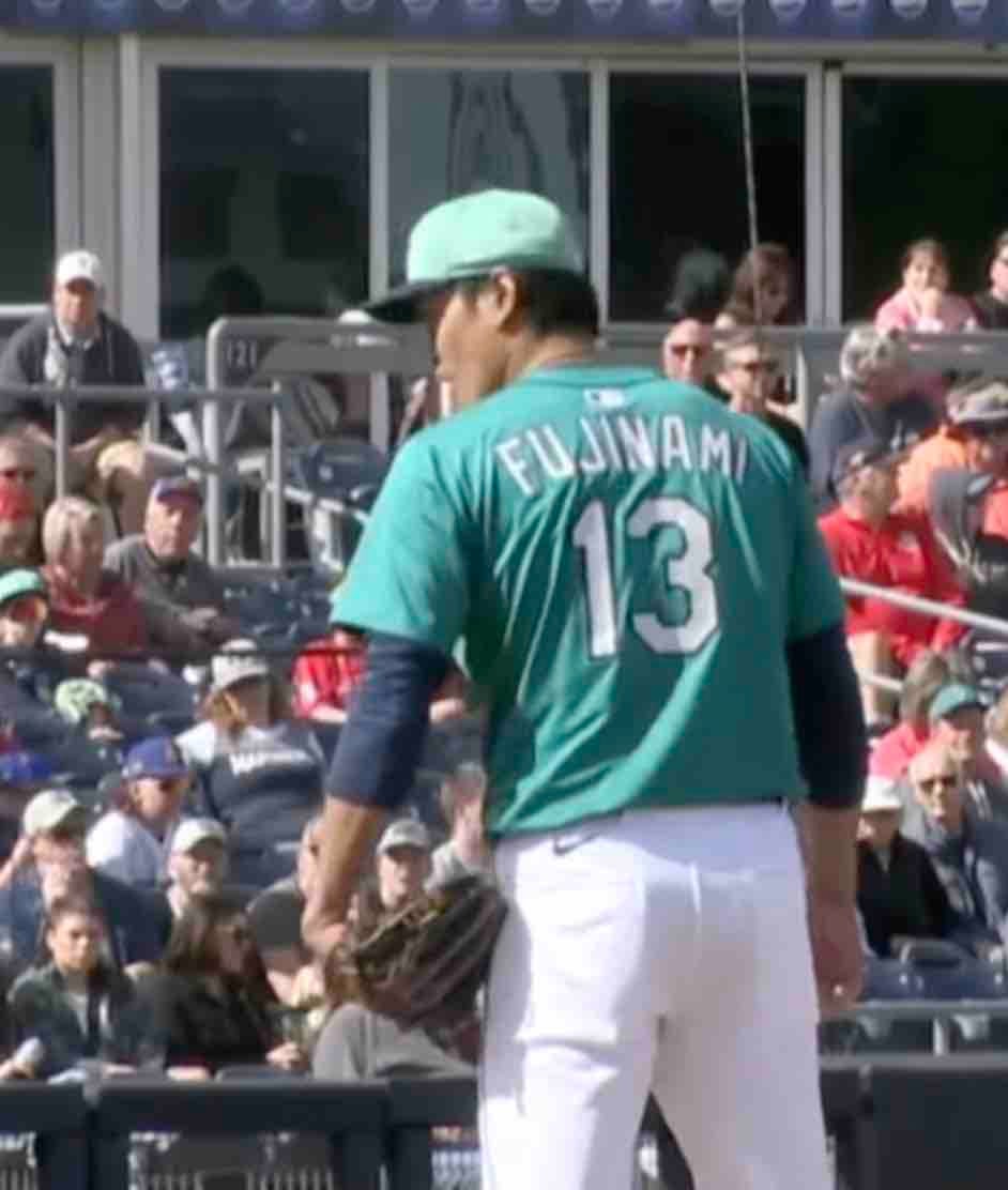 マリナーズ・藤浪晋太郎、オープン戦に登板 1回1安打無失点の好投