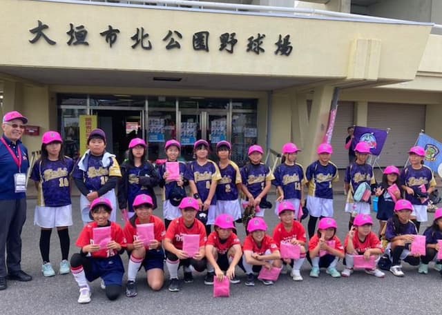 宇津木妙子　試合会場ははピンク一色【ピンクリボン月間】