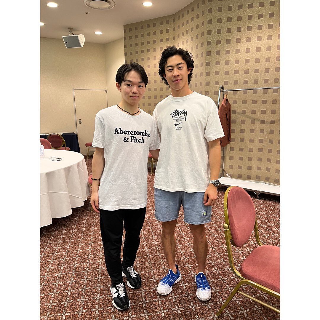 鍵山優真がネイサン・チェンとの2Sなど豪華ショットを公開⛸