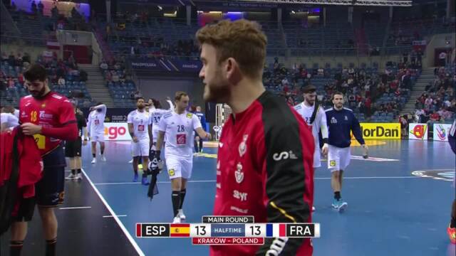 【ハンドボール】第28回男子世界選手権1/23メインラウンド スペイン vs. フランス
