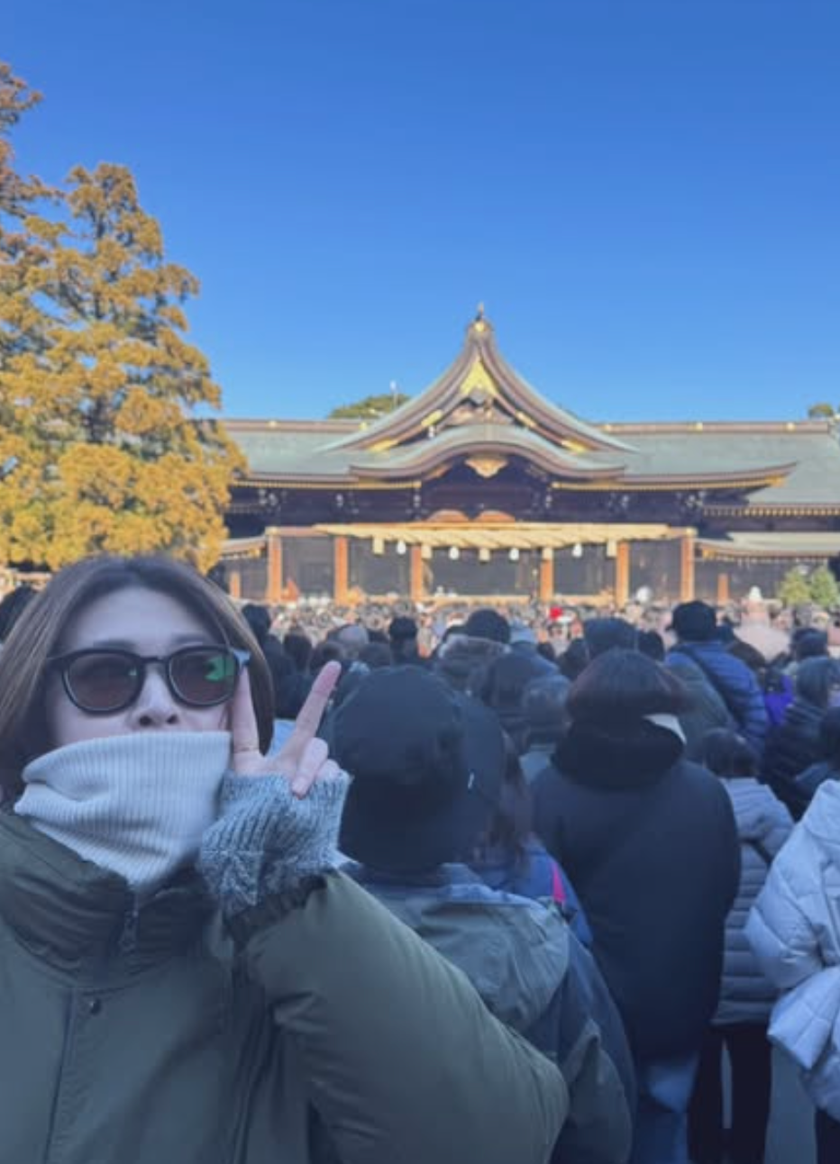 のんびり正月を満喫…木村沙織、寒川神社での初詣ショット公開