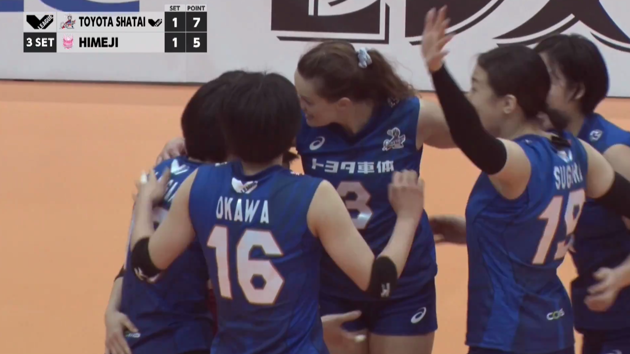 Ｖリーグ女子　トヨタ車体クインシーズ vs. ヴィクトリーナ姫路  2022/2/12【ハイライト】