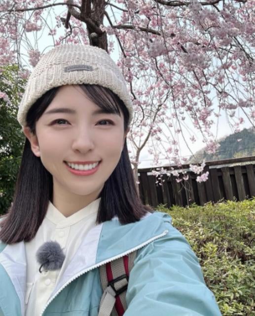 松井絵里奈「高尾で春を満喫♪」草花・庭園・グルメと癒しの“なないろ日和！”