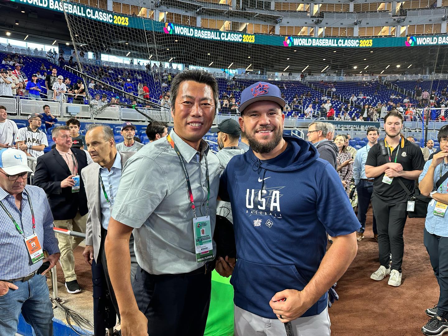 上原浩治、WBC決勝でHRの元同僚と仲良しツーショット📸愛込めた毒舌で魅力PR