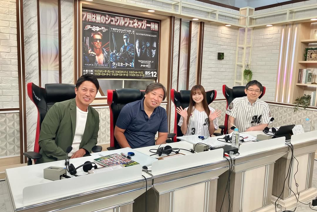 タレント・菊池柚花、プロ野球の実況を終えて「副音声ならではの自由なスタイルもとっても楽しかった！！！」