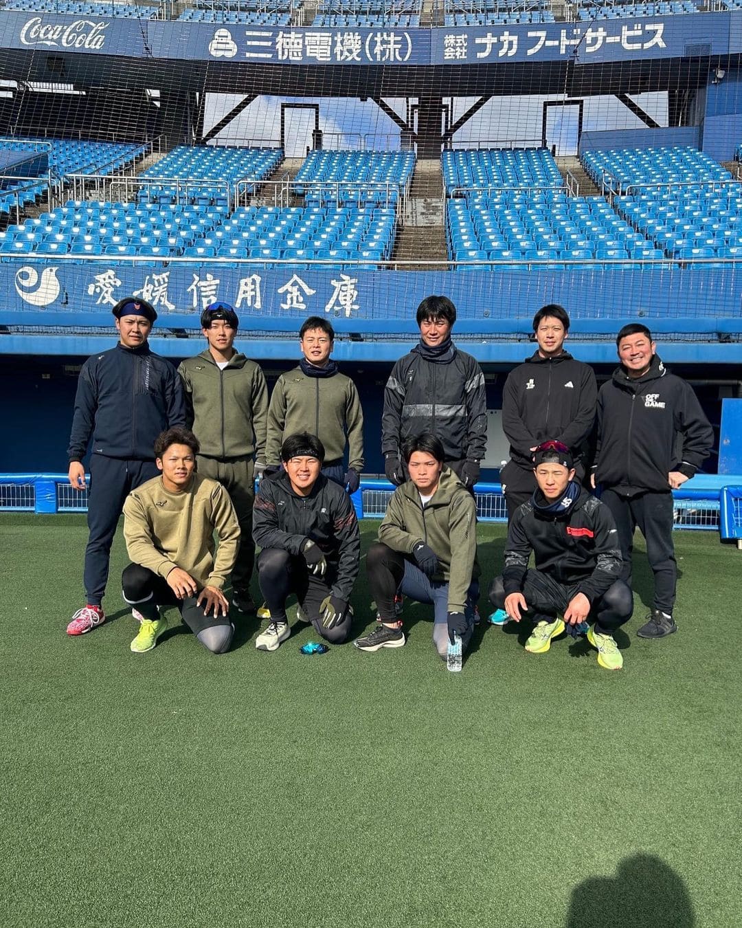 松川虎生 チーム松山の自主トレ終了をファンに報告🔥「応援してるよ📣」