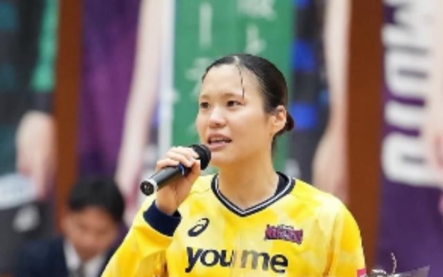 女子ハンド・イズミメイプル 榎和奏、古巣との「最後の試合」で感謝と涙のセレモニー