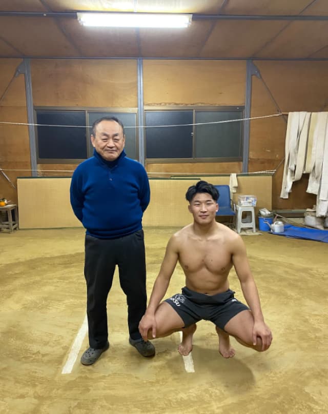 パリ五輪金メダリスト・日下尚が原点回帰「相撲の練習に行きました」