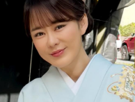 「この着物姿、反則級の美しさ…」丘みどり、娘の入園式に和装で登場し称賛の声続出！