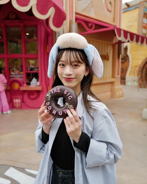 モデル・由布菜月、上海ディズニーで一番楽しかったアトラクションを明かす！ファンからは「かぶりもの似合いすぎ」の声