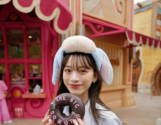 モデル・由布菜月、上海ディズニーで一番楽しかったアトラクションを明かす！ファンからは「かぶりもの似合いすぎ」の声