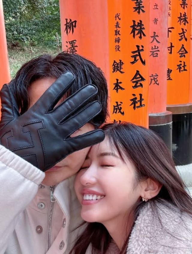 憧れ夫婦！モデル舟山久美子が京都で旦那さんのお誕生日をお祝い