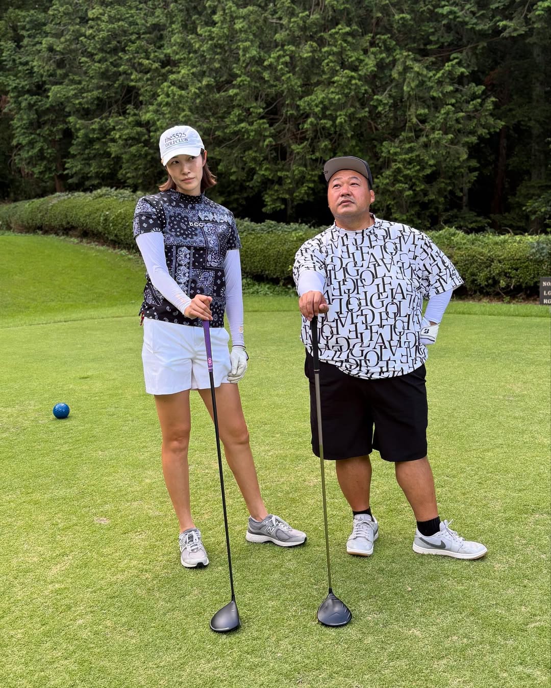 元関脇・豊ノ島大樹、狩野舞子と“ゴルフ仲間”ショットを披露「100切り目前！？」