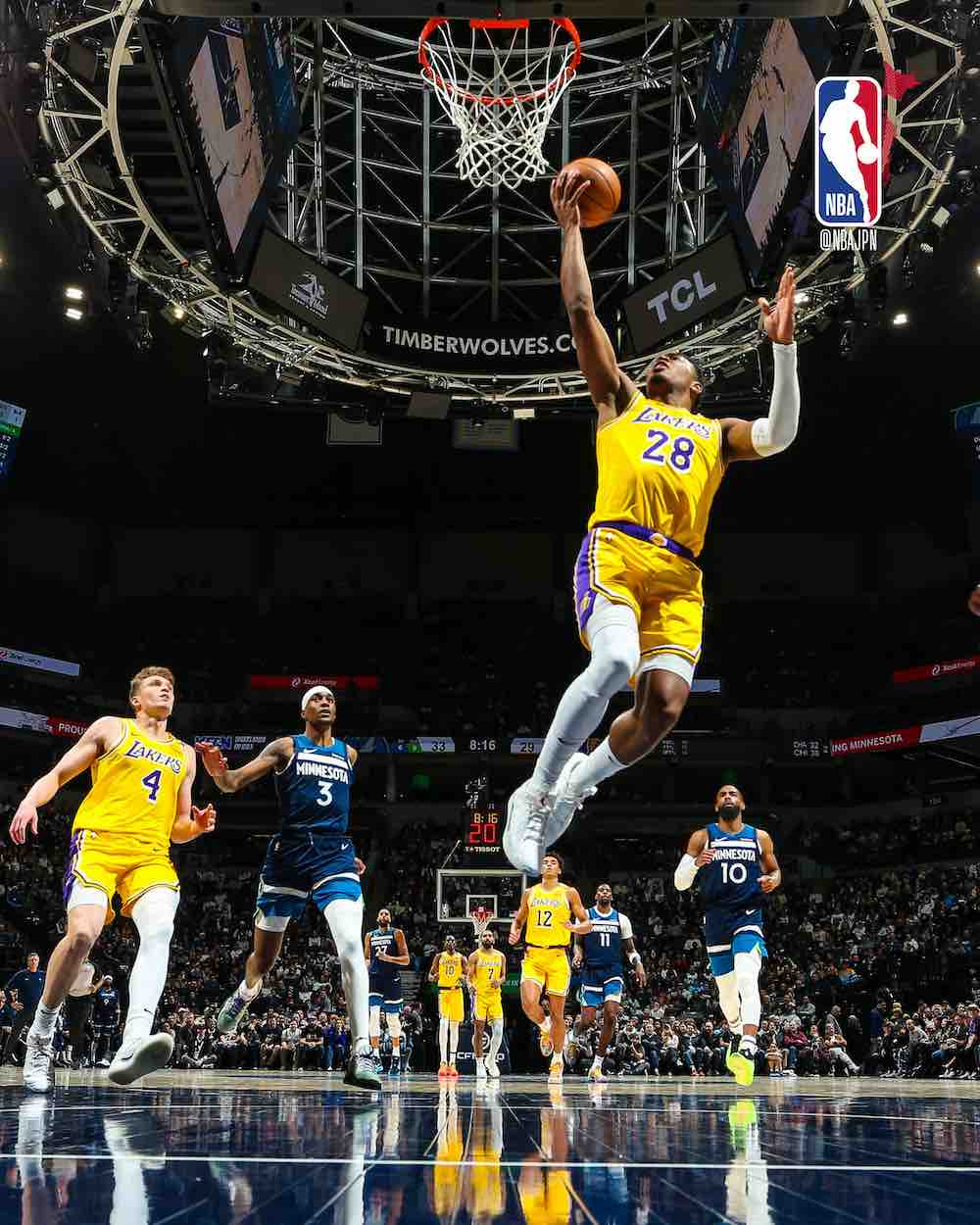 八村、チームは敗れるも9得点3アシストを記録　今日の活躍を動画で振り返る