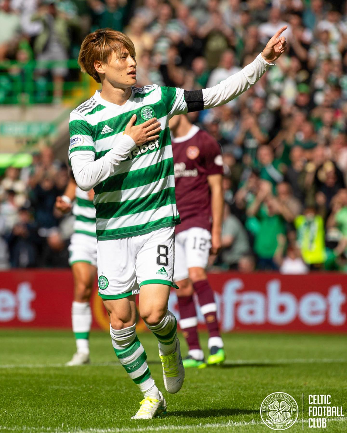 「今季3ゴール凄い🙌」古橋亨梧が右足ボレーで今季3点目🍀