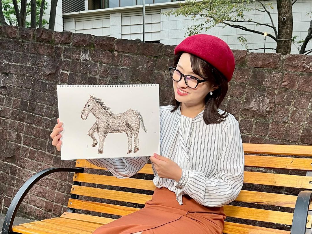 「画伯誕生？」TBS・篠原梨菜が描いた「あの動物」が可愛すぎると話題！