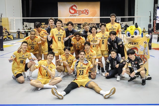 ジェイテクトSTINGSがチャンピオンシップ・クォーターファイナルの初戦を勝利で飾る