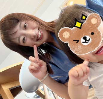 「ほっぺがプニプニ🐻」川田裕美が次女と幸せショット💛