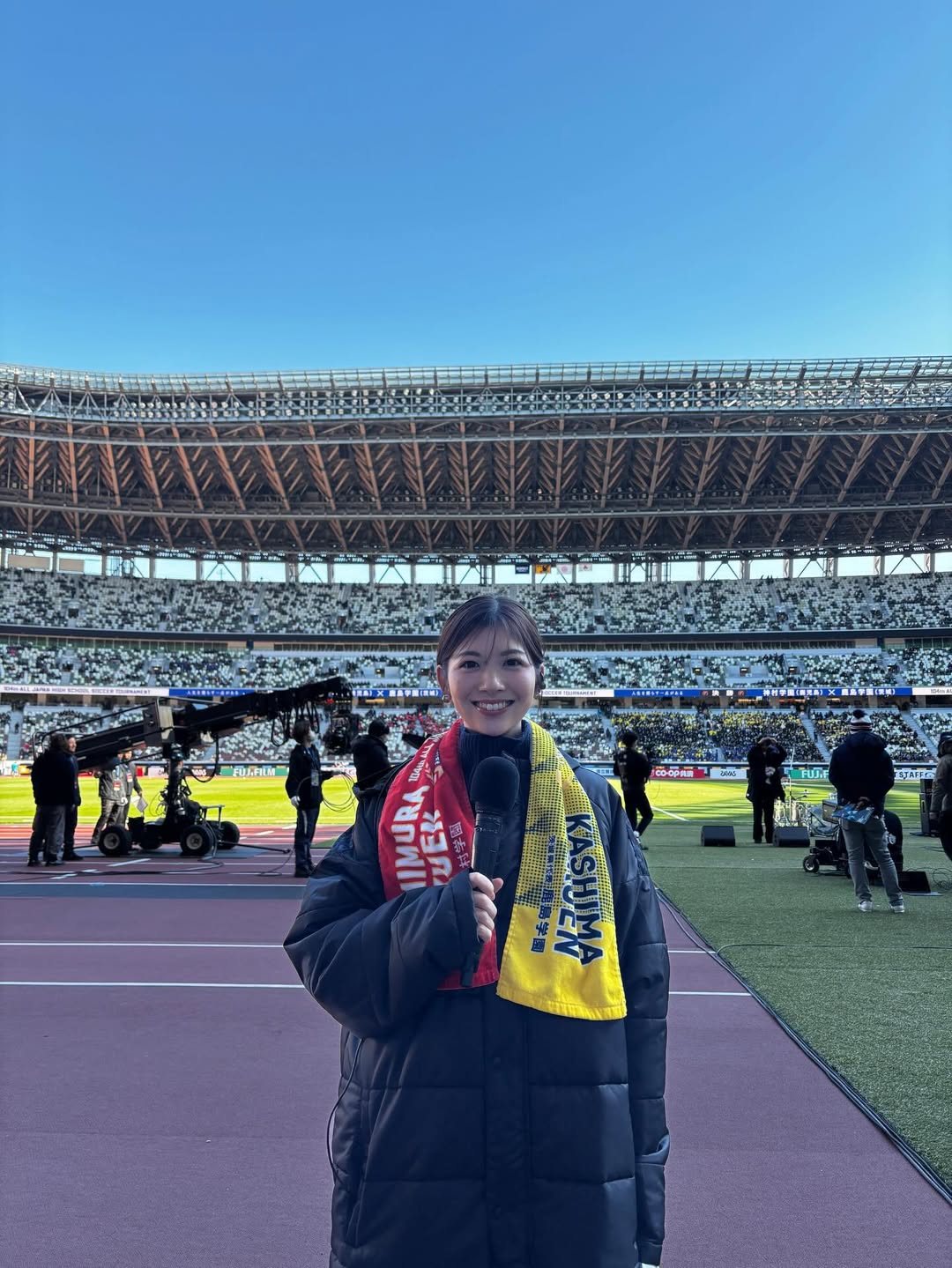 佐藤真知子アナ、高校サッカー中継10年目の節目　国立で迎えた“胸が熱くなる瞬間”