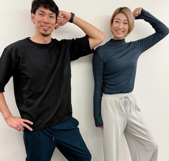 狩野舞子　マシンガン福澤と一緒に女豹ポーズ？！