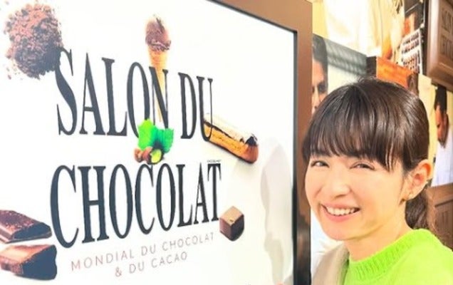 平井理央がPOP UP設営と検品の合間にまゆとサロンドショコラへ！