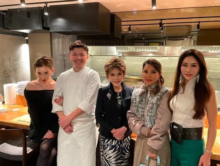 「なんて豪華な…」デヴィ夫人、名シェフが作る珠玉のコースに舌鼓