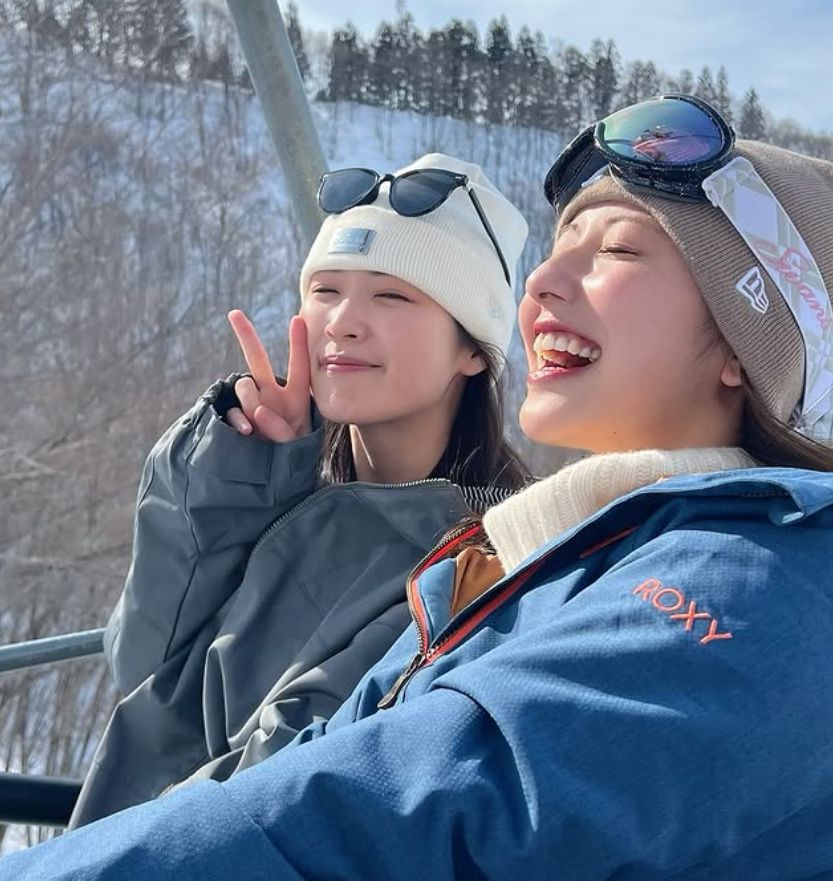 元乃木坂46の斎藤ちはるアナ、あの乃木坂時代の仲間とゲレンデを満喫！