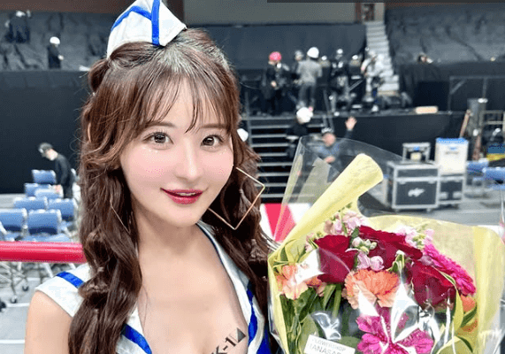 「目の保養になりました」ラウンドガール・みのりん院長、リングの”艷やか・ショット”を披露しファン・ノックアウト！