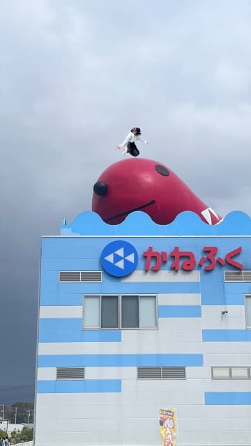 「めんたいこが好きすぎて…」AKB48研究生がかねふくのビル屋上まで瞬間移動!?【エイプリルフール】