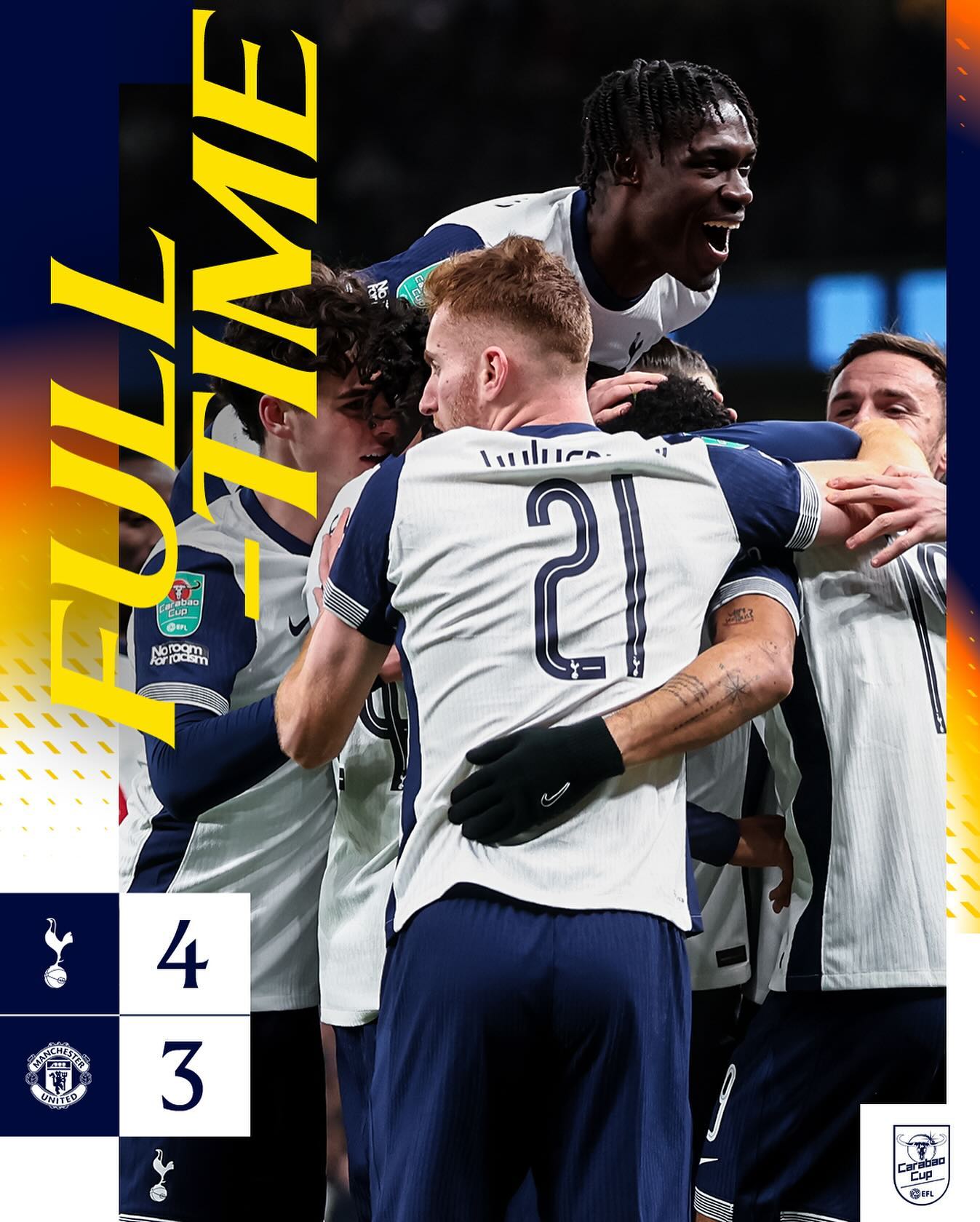 トッテナムがソンフンミンのスーパーゴールなどでマンチェスター・ユナイテッドとの乱打戦を制す！