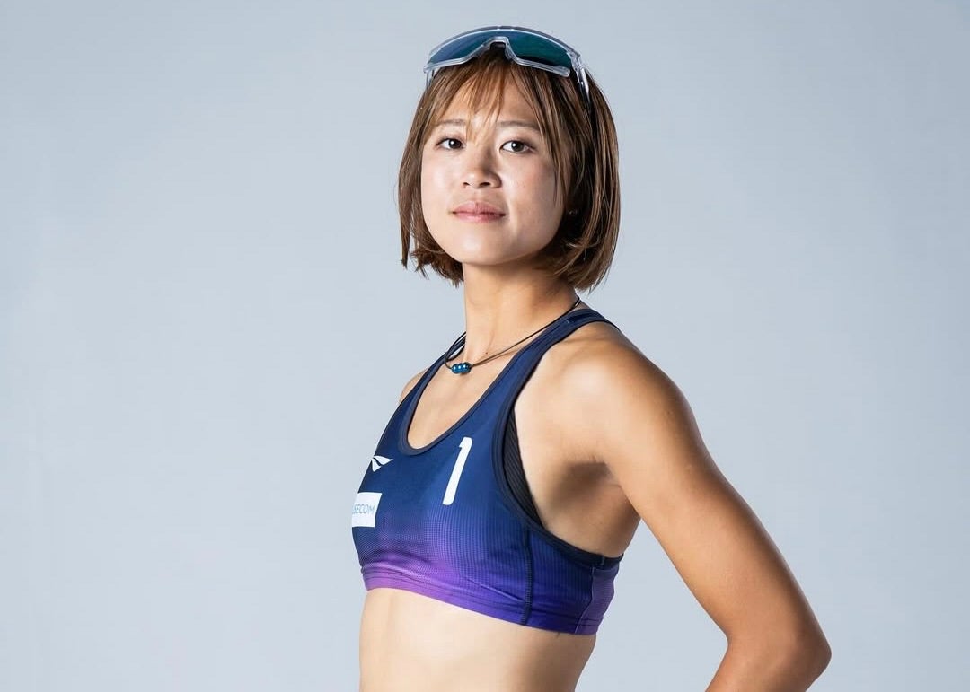 “ビーチバレー美女”白幡亜美、試合へ闘志「雨にも風にも負けず頑張ります」