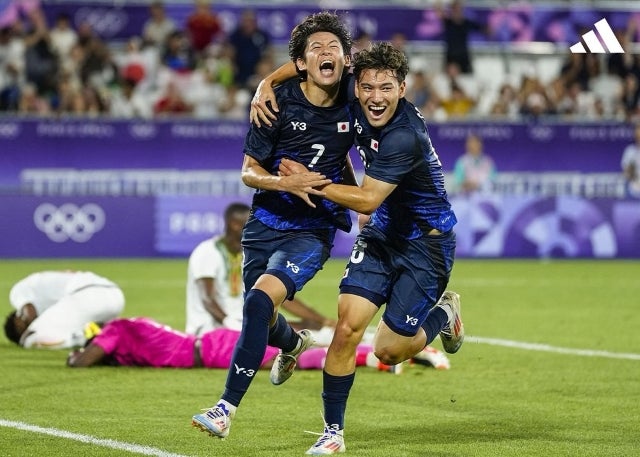 U-23日本代表「山本理仁が決勝弾」歓喜の抱擁、パリ五輪の記憶
