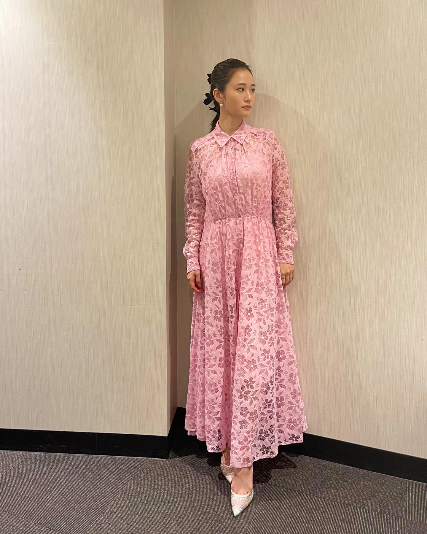 🎬前田敦子のピンクワンピース姿に「珍しくて可愛いです」👗💖