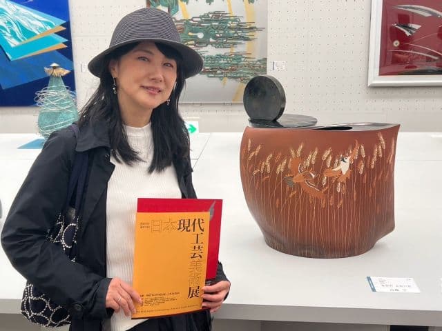 「ホッとするひととき」中江有里、東京都美術館でのアート鑑賞を報告