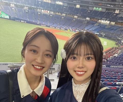 「大山選手のHR！最高でした〜！」NMB48 坂下真心が侍ジャパンの試合を観戦！代表戦ならではの楽しさを満喫