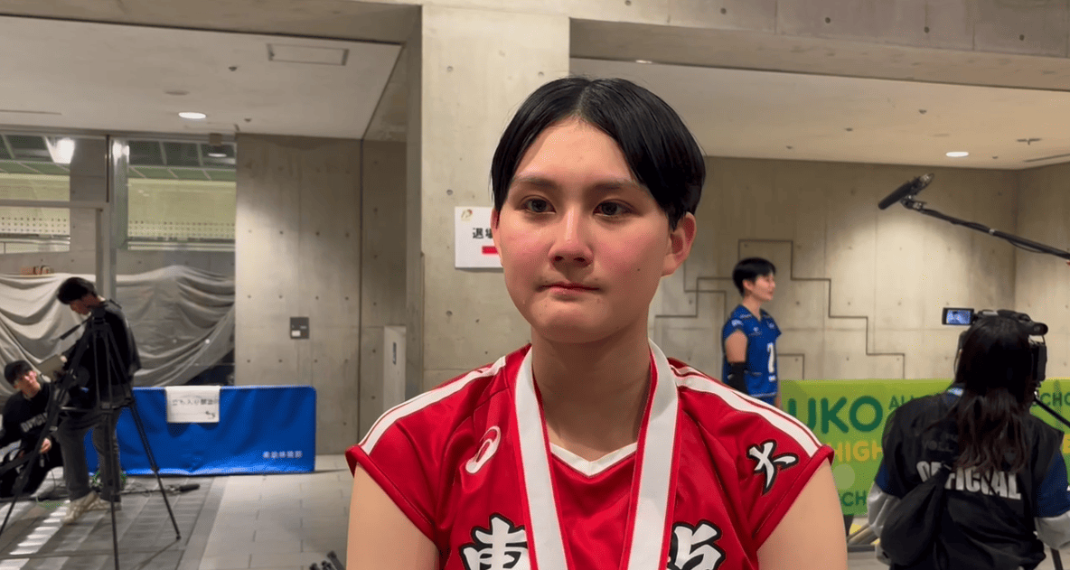 【動画】東九州龍谷・忠願寺莉桜に試合後インタビュー【春高バレー2026】